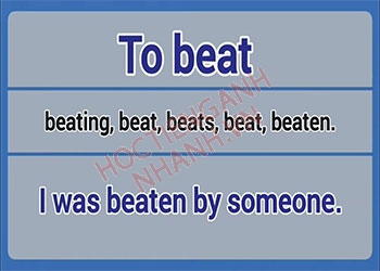 Quá khứ của beat là gì? Mẹo chia động từ beat dễ nhớ