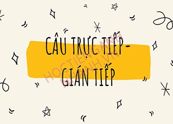 Câu gián tiếp là gì? Cách chuyển đổi từ direct speech