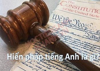 Hiến pháp tiếng Anh là gì? Ví dụ và một số cụm từ liên quan