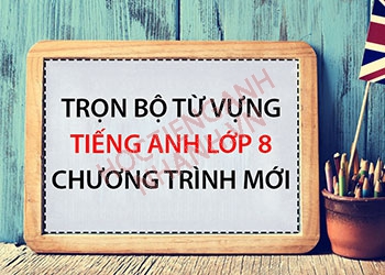 Bộ từ vựng tiếng Anh lớp 8 chương trình mới từ Unit 1 -12