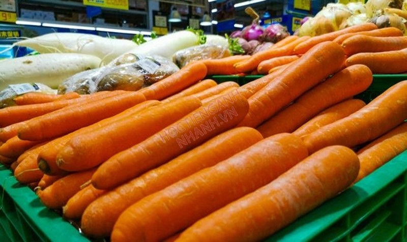 Củ cà rốt tiếng Anh là gì? Kiến thức từ vựng tiếng Anh liên quan
