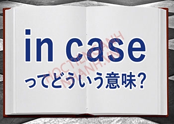 Cấu trúc in case là gì? Ý nghĩa và cách dùng chuẩn xác nhất