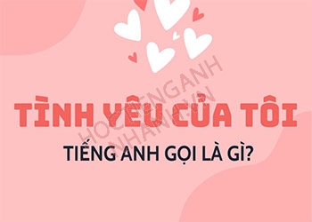 Tình yêu của tôi tiếng Anh là gì? Ví dụ câu liên quan