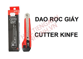 Dao rọc giấy tiếng Anh là gì? Cách phát âm và đoạn hội thoại