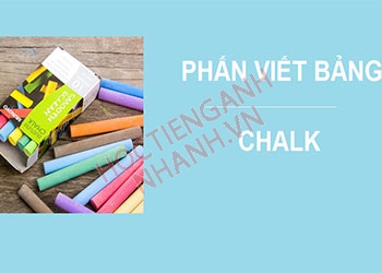 Phấn viết bảng tiếng Anh là gì? Phát âm và từ vựng liên quan