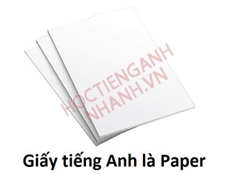 Giấy tiếng Anh là gì? Cách phát âm, ví dụ và đoạn hội thoại